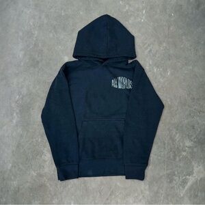 All Words Black Hoodie for Men